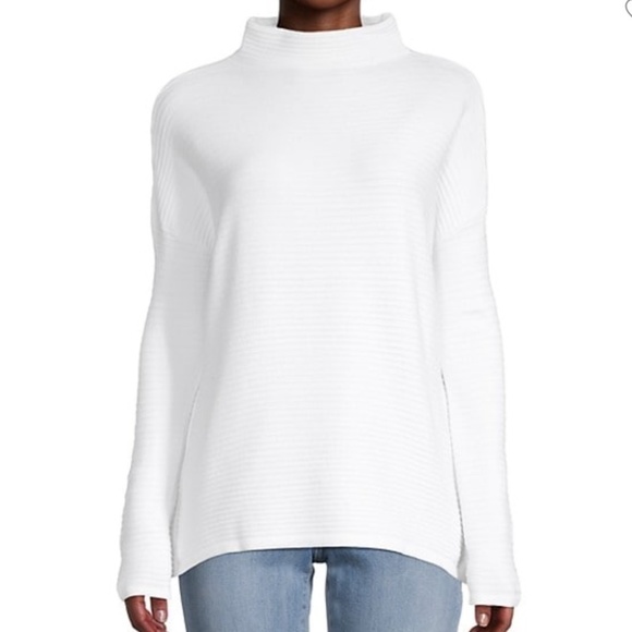 French Connection Sweaters - French Connection Ribbed Dropped-Shoulder Sweater Size XS